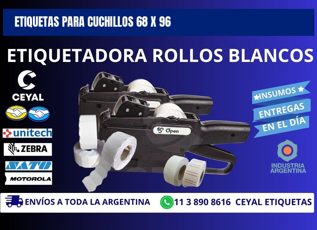 ETIQUETAS PARA CUCHILLOS 68 x 96