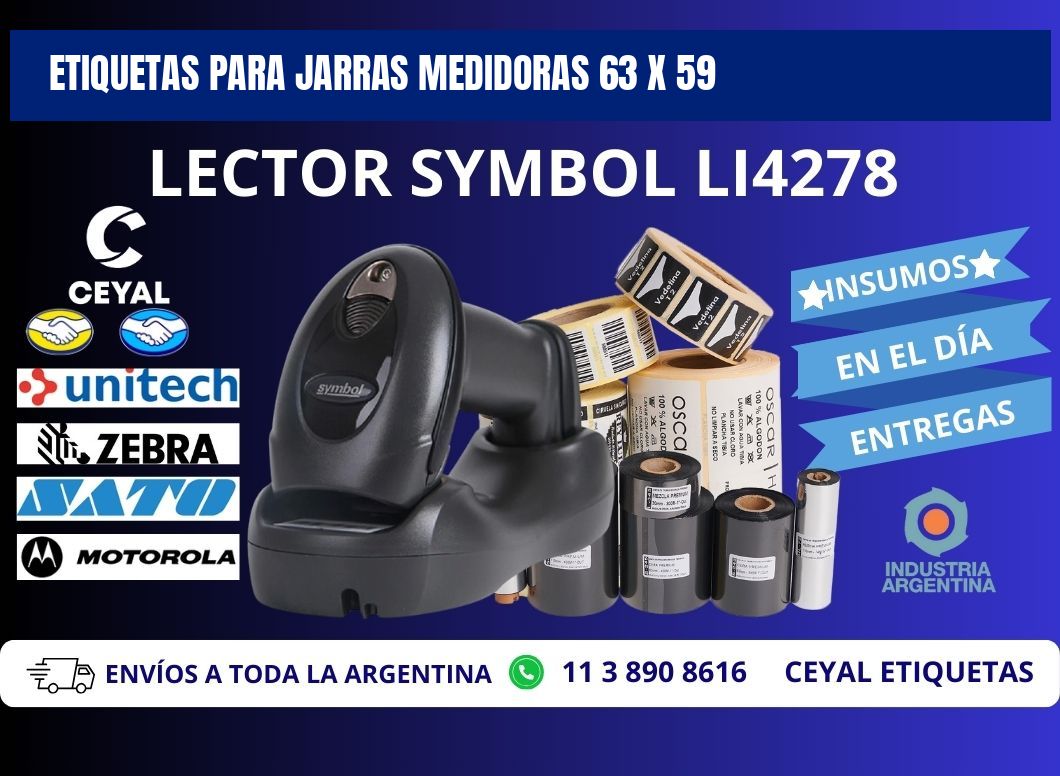 ETIQUETAS PARA JARRAS MEDIDORAS 63 x 59
