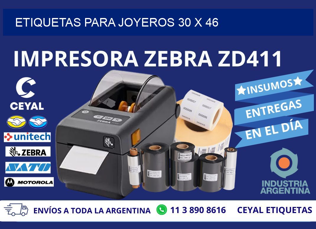 ETIQUETAS PARA JOYEROS 30 x 46