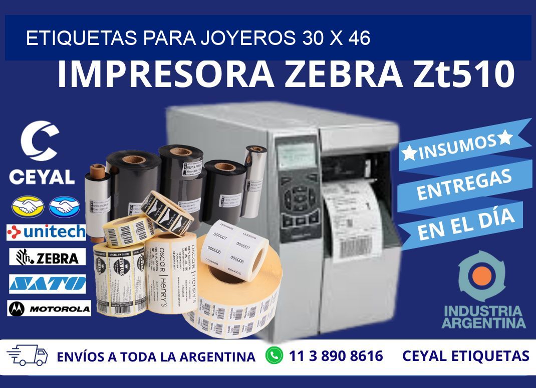 ETIQUETAS PARA JOYEROS 30 x 46