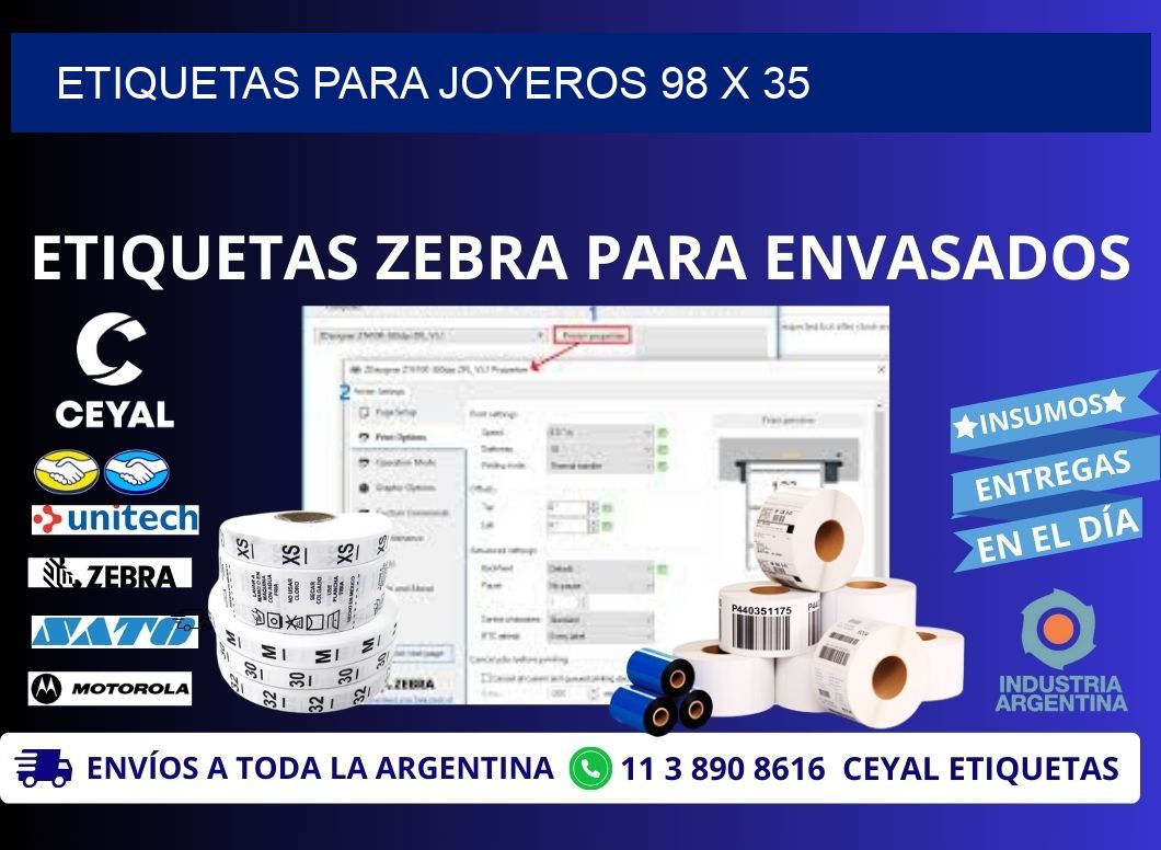 ETIQUETAS PARA JOYEROS 98 x 35