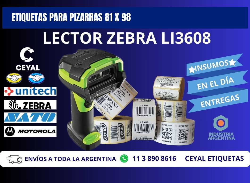 ETIQUETAS PARA PIZARRAS 81 x 98