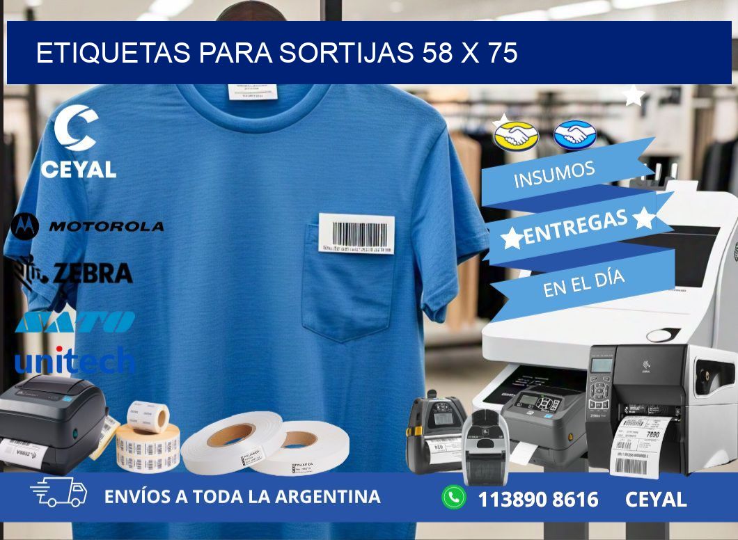 ETIQUETAS PARA SORTIJAS 58 x 75