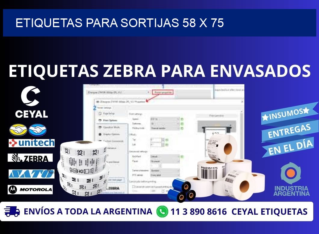 ETIQUETAS PARA SORTIJAS 58 x 75