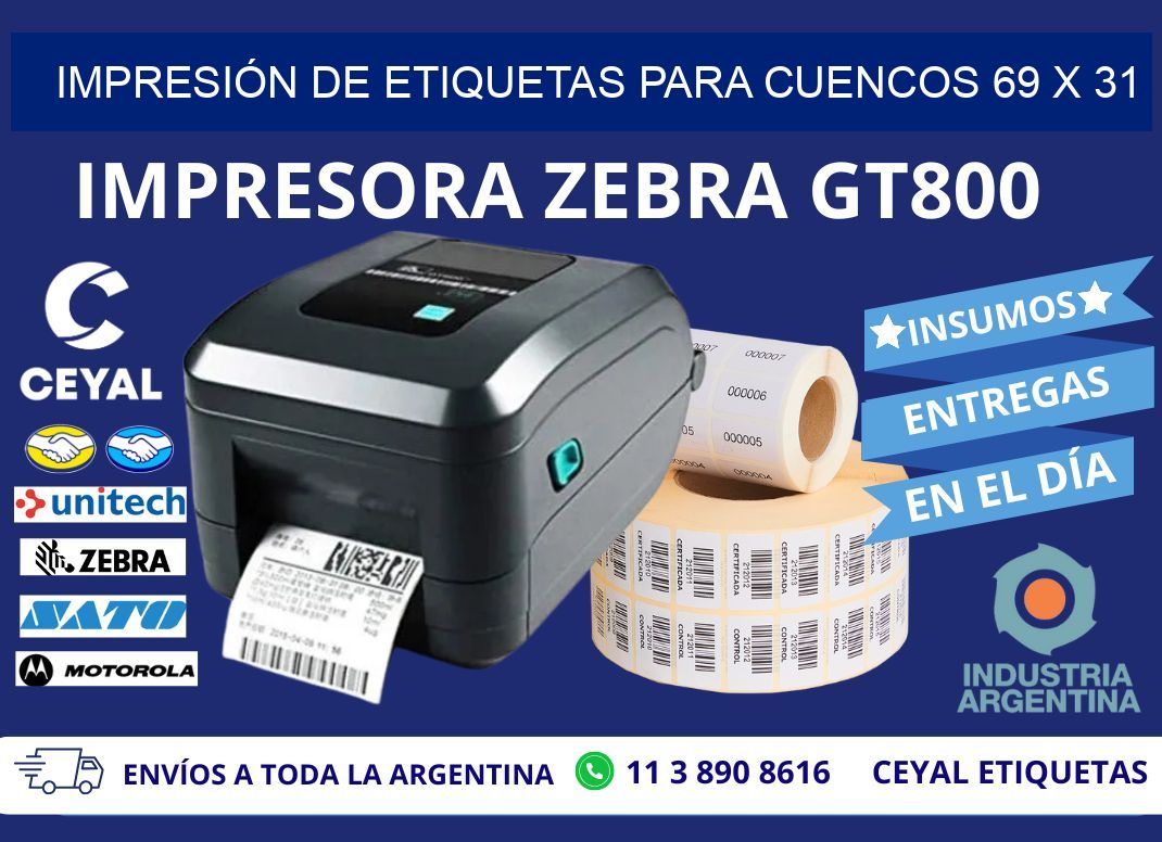 IMPRESIÓN DE ETIQUETAS PARA CUENCOS 69 x 31