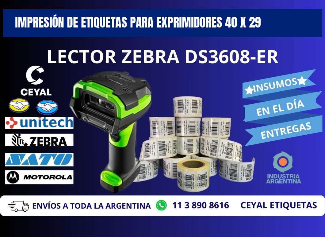 IMPRESIÓN DE ETIQUETAS PARA EXPRIMIDORES 40 x 29