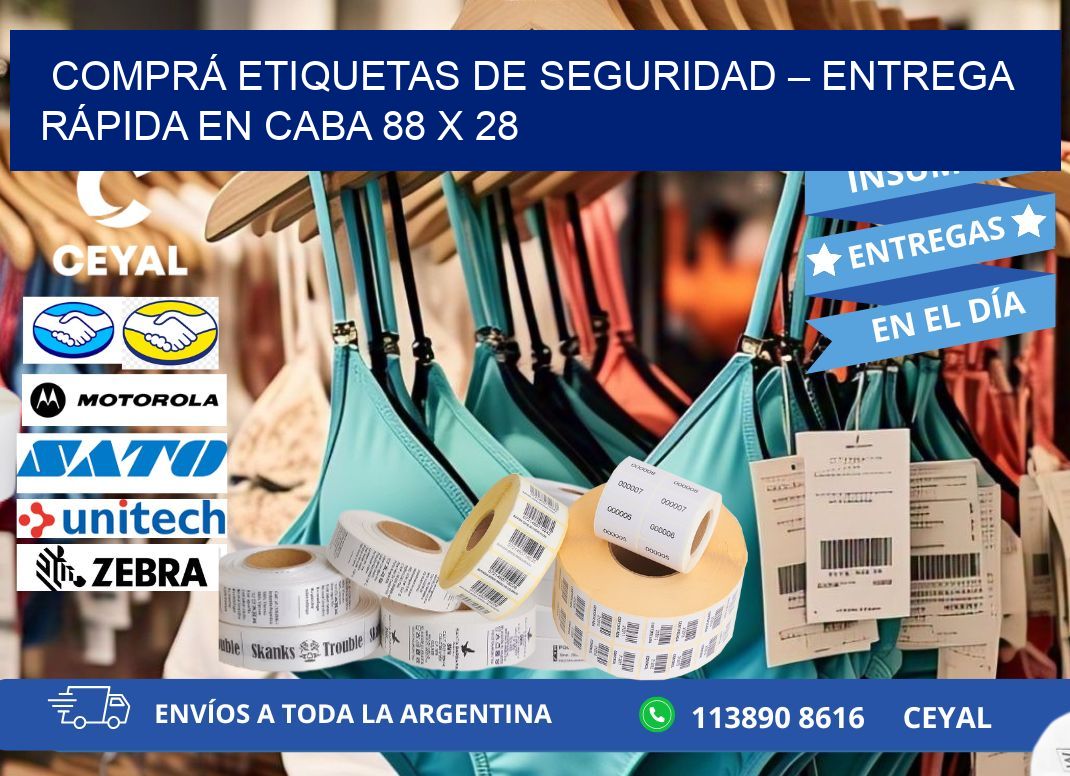 COMPRÁ ETIQUETAS DE SEGURIDAD – ENTREGA RÁPIDA EN CABA 88 x 28