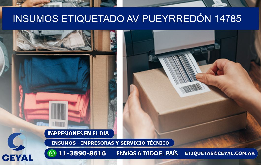 INSUMOS ETIQUETADO AV PUEYRREDÓN 14785