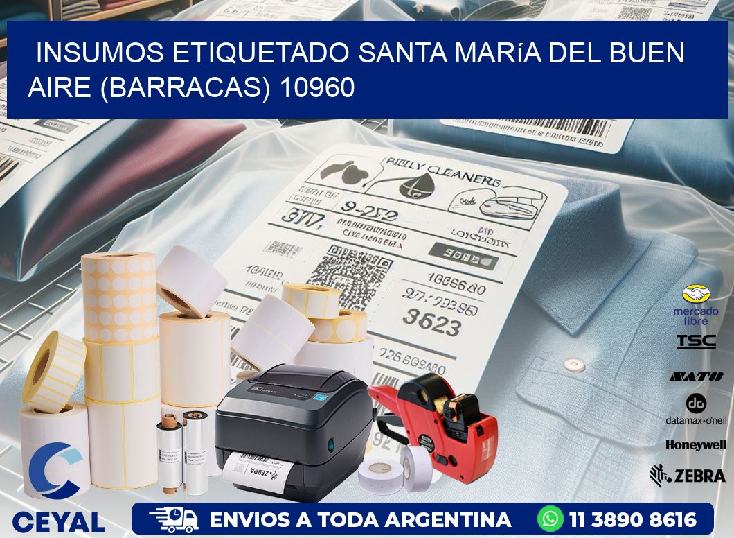INSUMOS ETIQUETADO Santa María del Buen Aire (Barracas) 10960