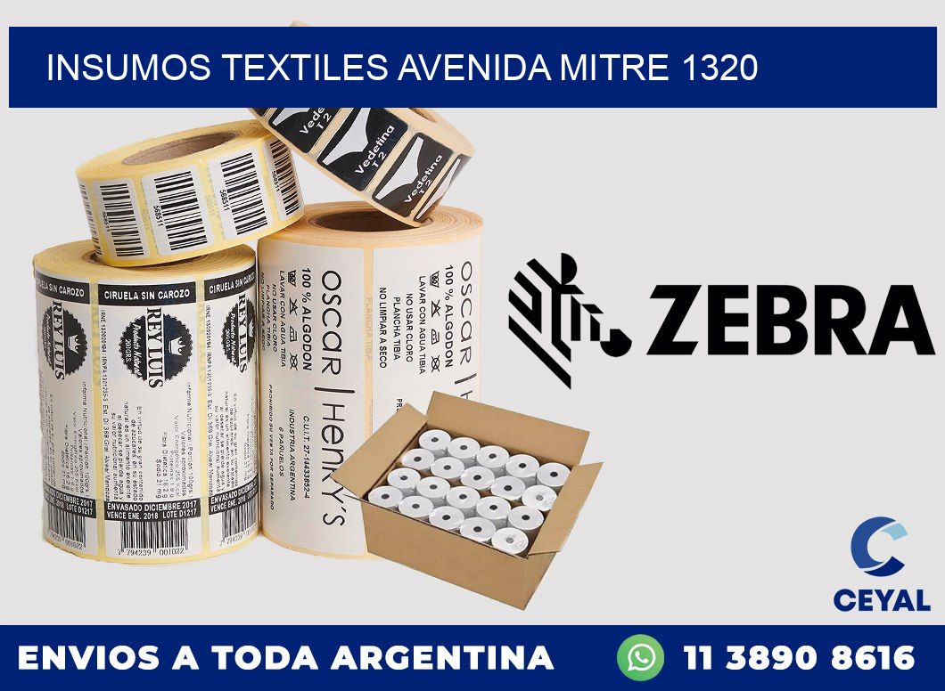 INSUMOS TEXTILES AVENIDA MITRE 1320