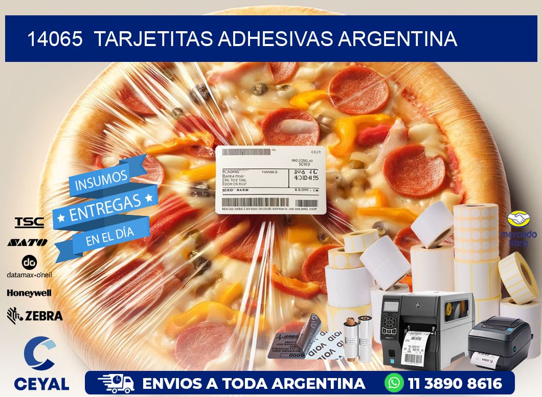 14065  Tarjetitas Adhesivas Argentina