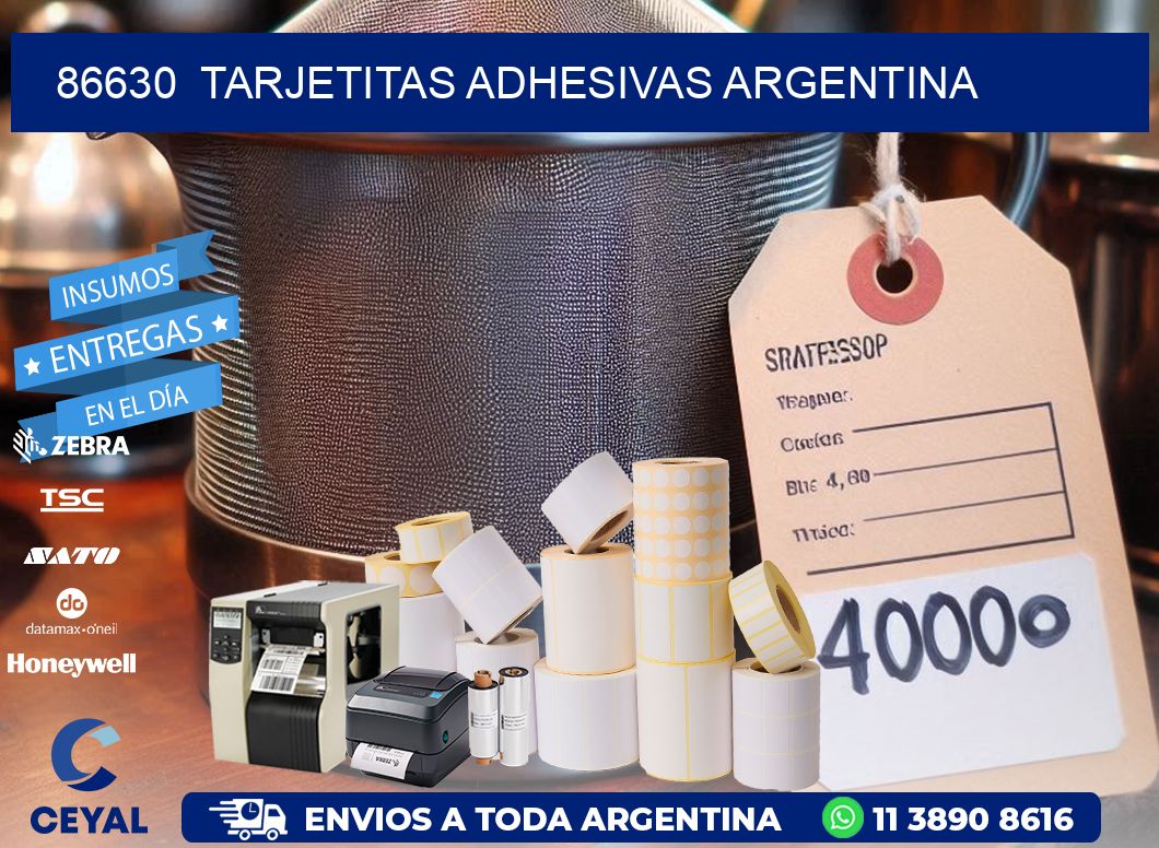 86630  Tarjetitas Adhesivas Argentina