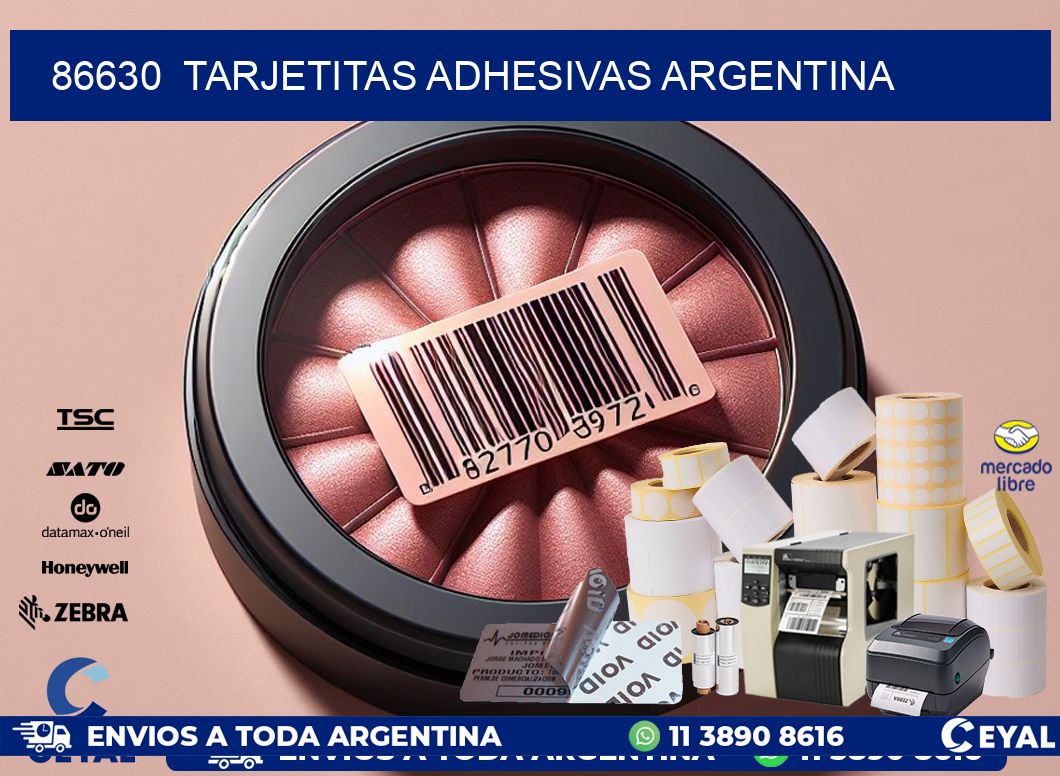 86630  Tarjetitas Adhesivas Argentina