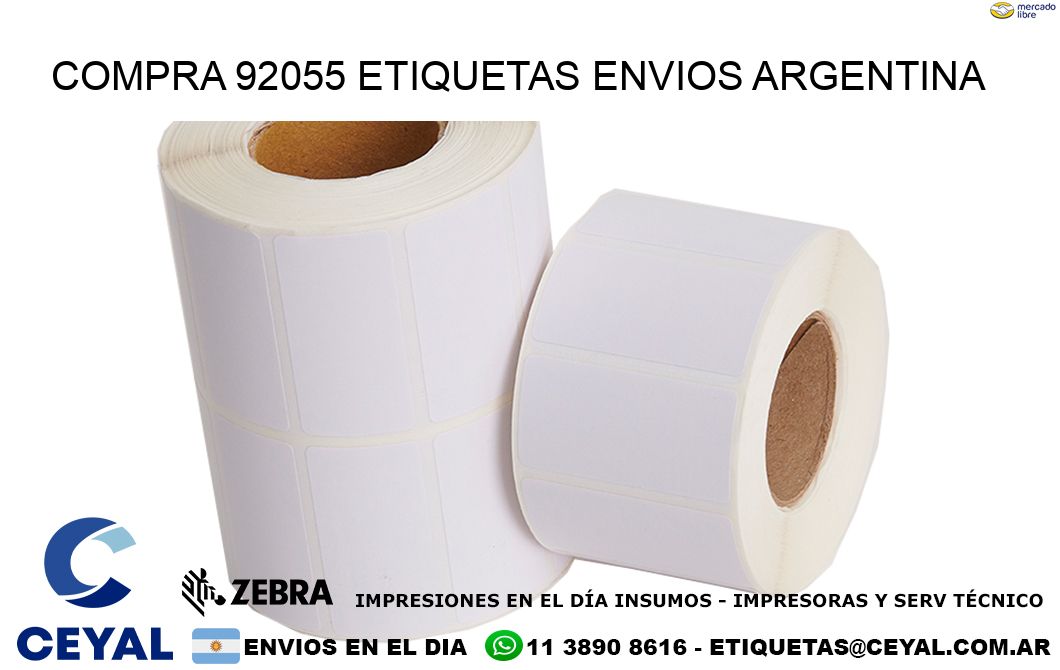 COMPRA 92055 ETIQUETAS ENVIOS ARGENTINA