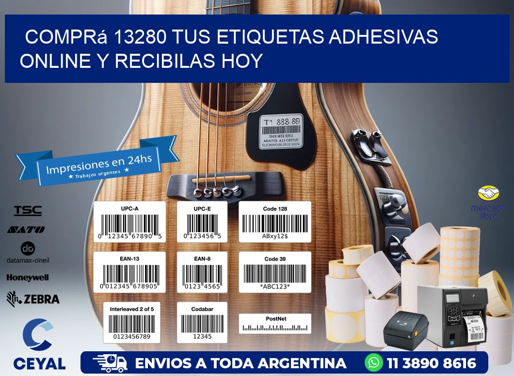 Comprá 13280 tus Etiquetas Adhesivas Online y Recibilas Hoy