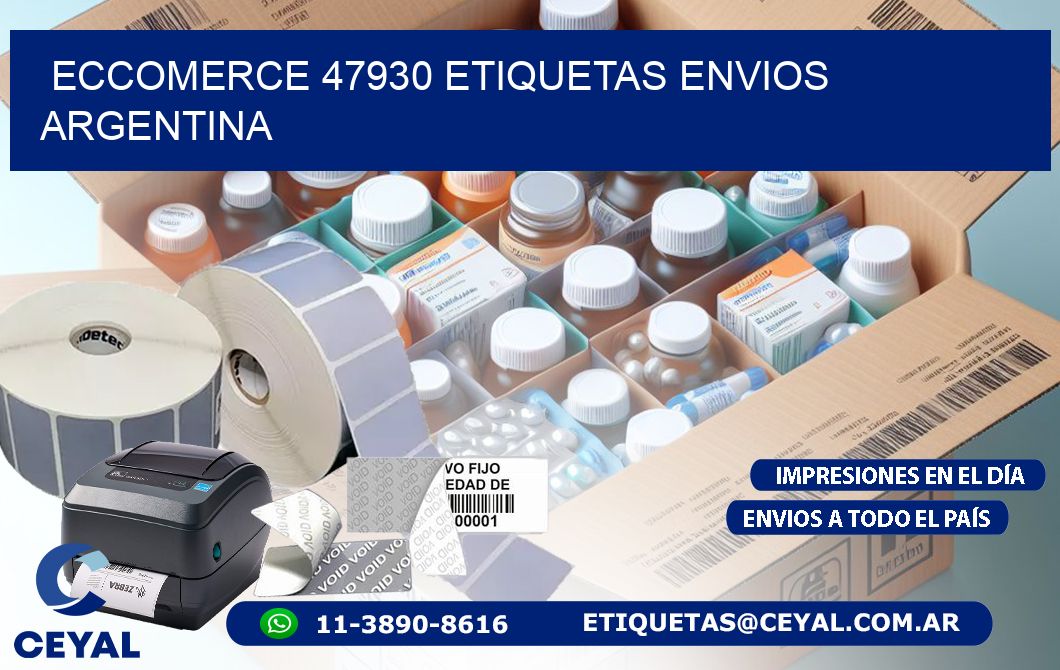 ECCOMERCE 47930 ETIQUETAS ENVIOS ARGENTINA