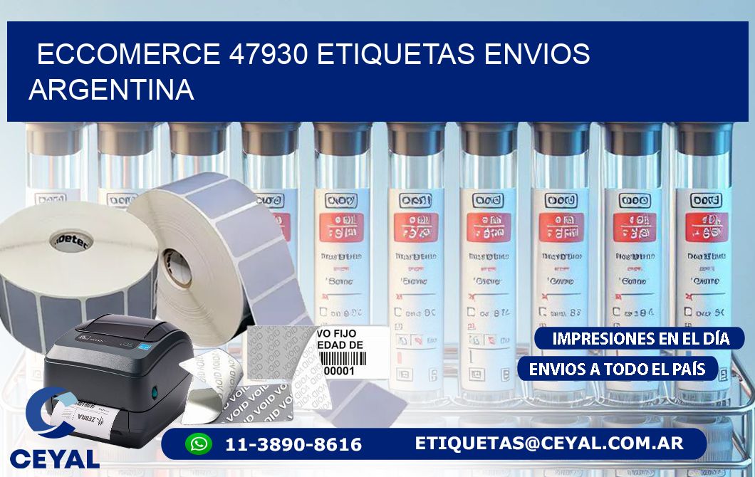 ECCOMERCE 47930 ETIQUETAS ENVIOS ARGENTINA