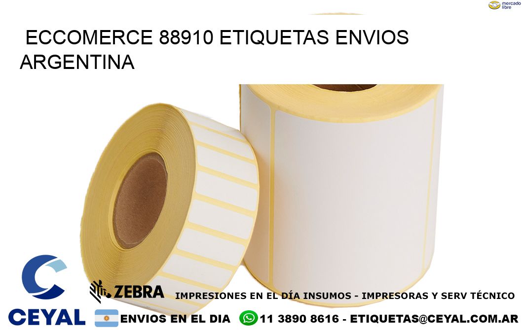 ECCOMERCE 88910 ETIQUETAS ENVIOS ARGENTINA