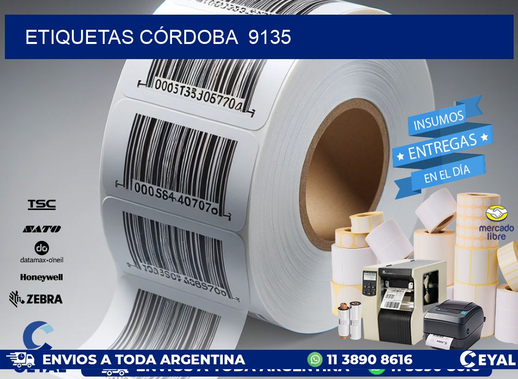 ETIQUETAS CÓRDOBA  9135