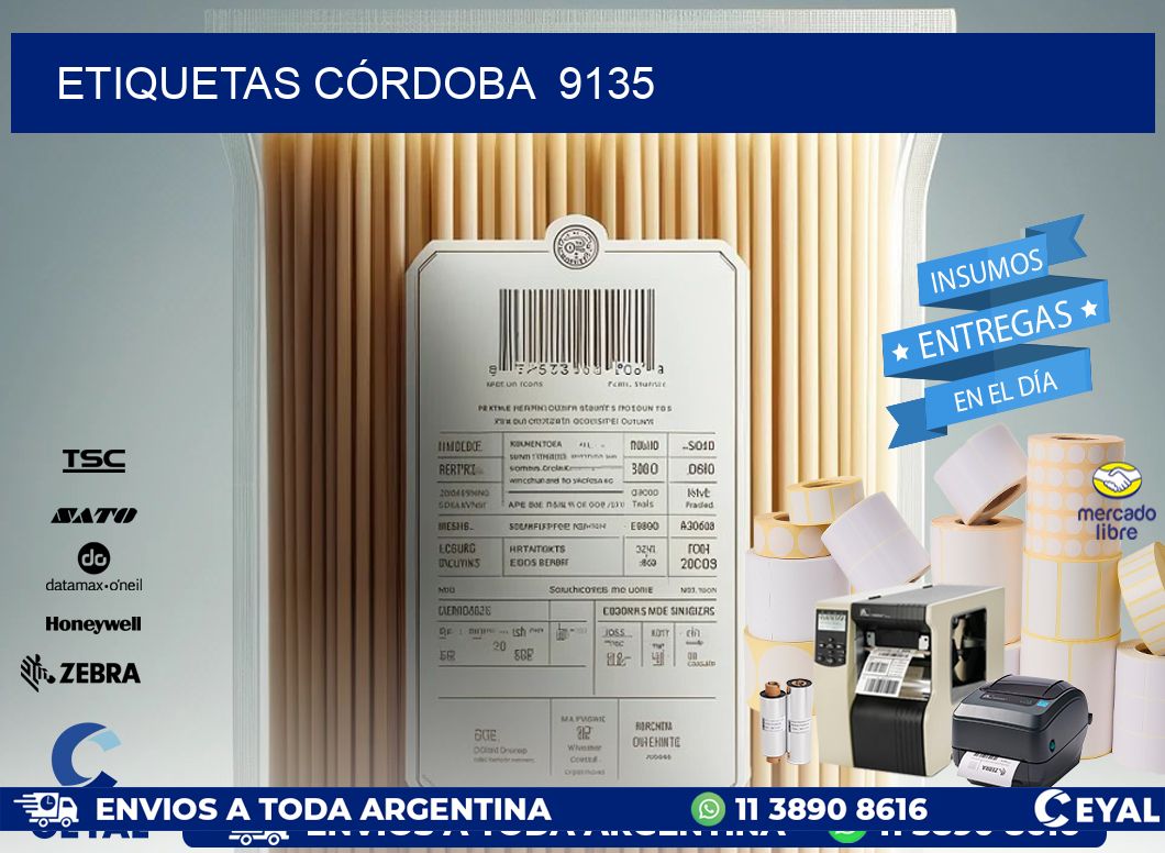 ETIQUETAS CÓRDOBA  9135