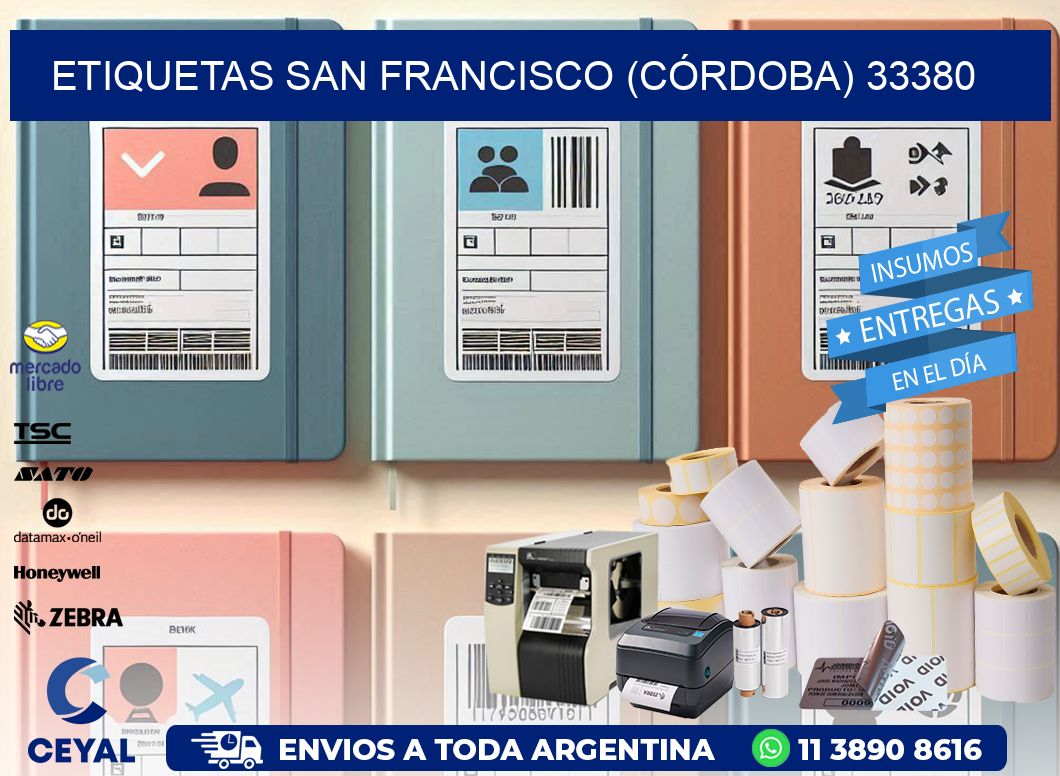 ETIQUETAS SAN FRANCISCO (CÓRDOBA) 33380