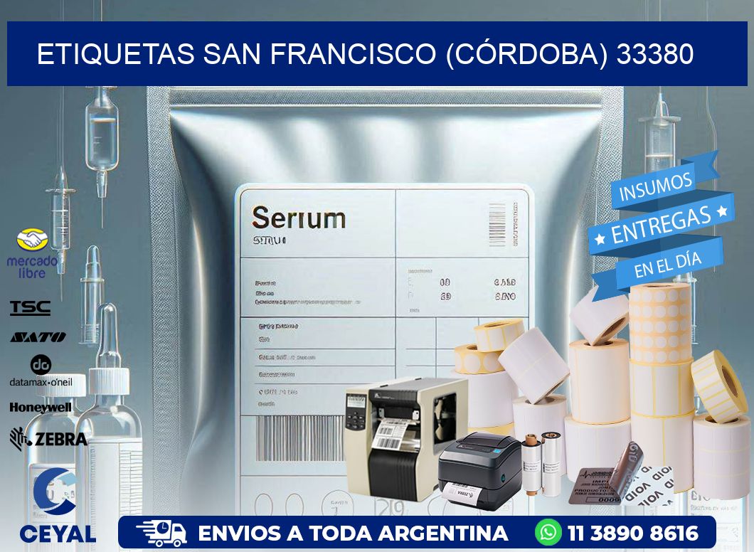 ETIQUETAS SAN FRANCISCO (CÓRDOBA) 33380