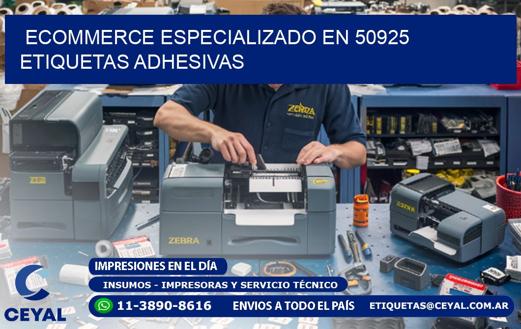 Ecommerce Especializado en 50925 Etiquetas Adhesivas