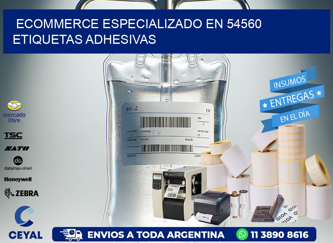 Ecommerce Especializado en 54560 Etiquetas Adhesivas