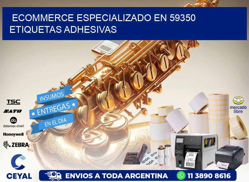 Ecommerce Especializado en 59350 Etiquetas Adhesivas