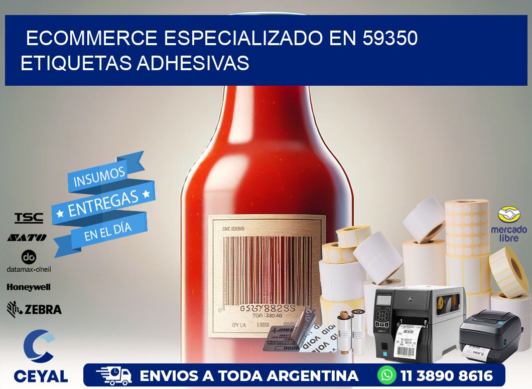 Ecommerce Especializado en 59350 Etiquetas Adhesivas