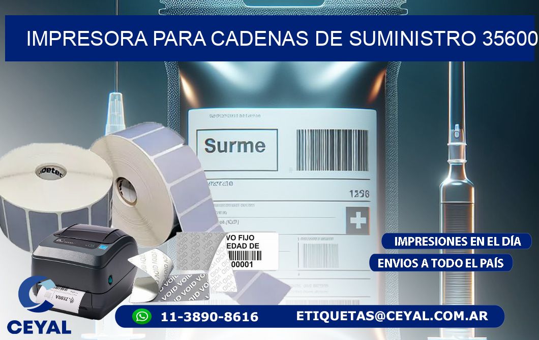 IMPRESORA PARA CADENAS DE SUMINISTRO 35600