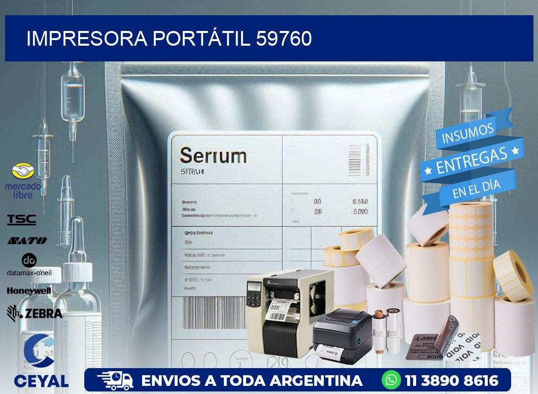 IMPRESORA PORTÁTIL 59760