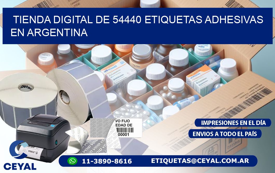 Tienda Digital de 54440 Etiquetas Adhesivas en Argentina