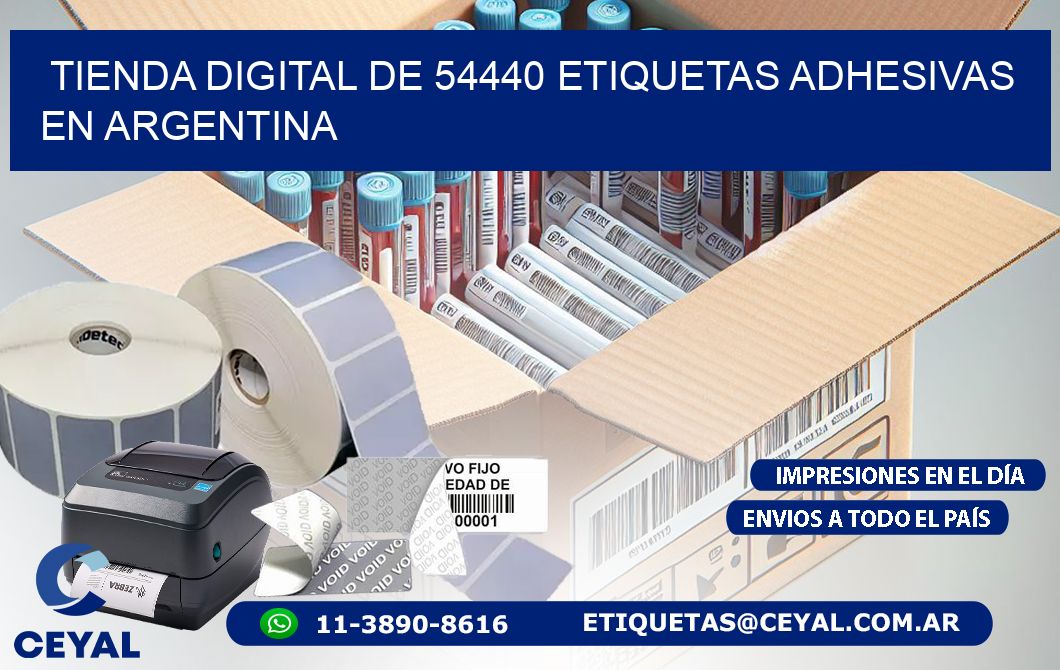 Tienda Digital de 54440 Etiquetas Adhesivas en Argentina