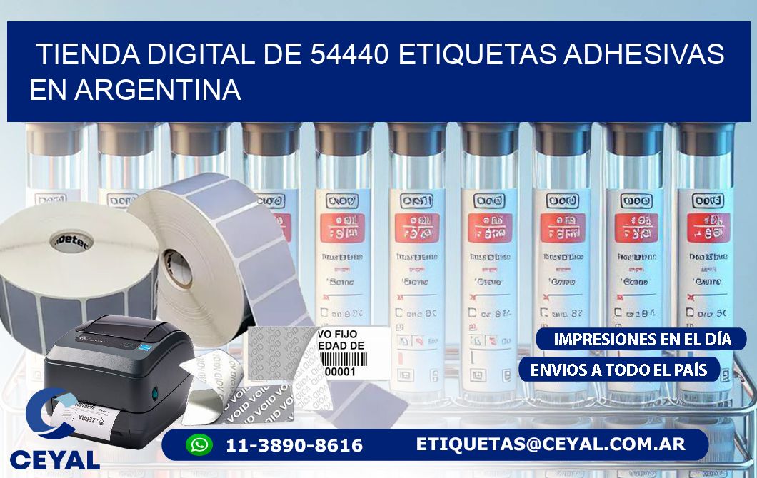 Tienda Digital de 54440 Etiquetas Adhesivas en Argentina