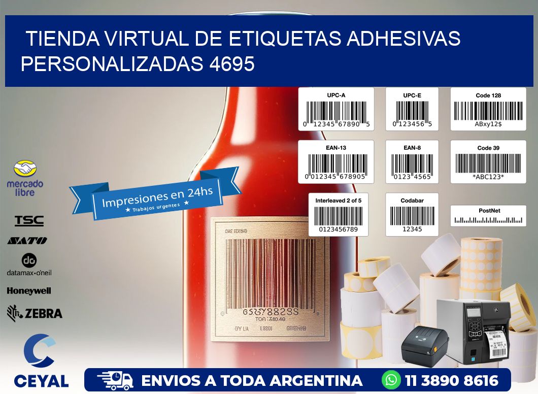 Tienda Virtual de Etiquetas Adhesivas Personalizadas 4695