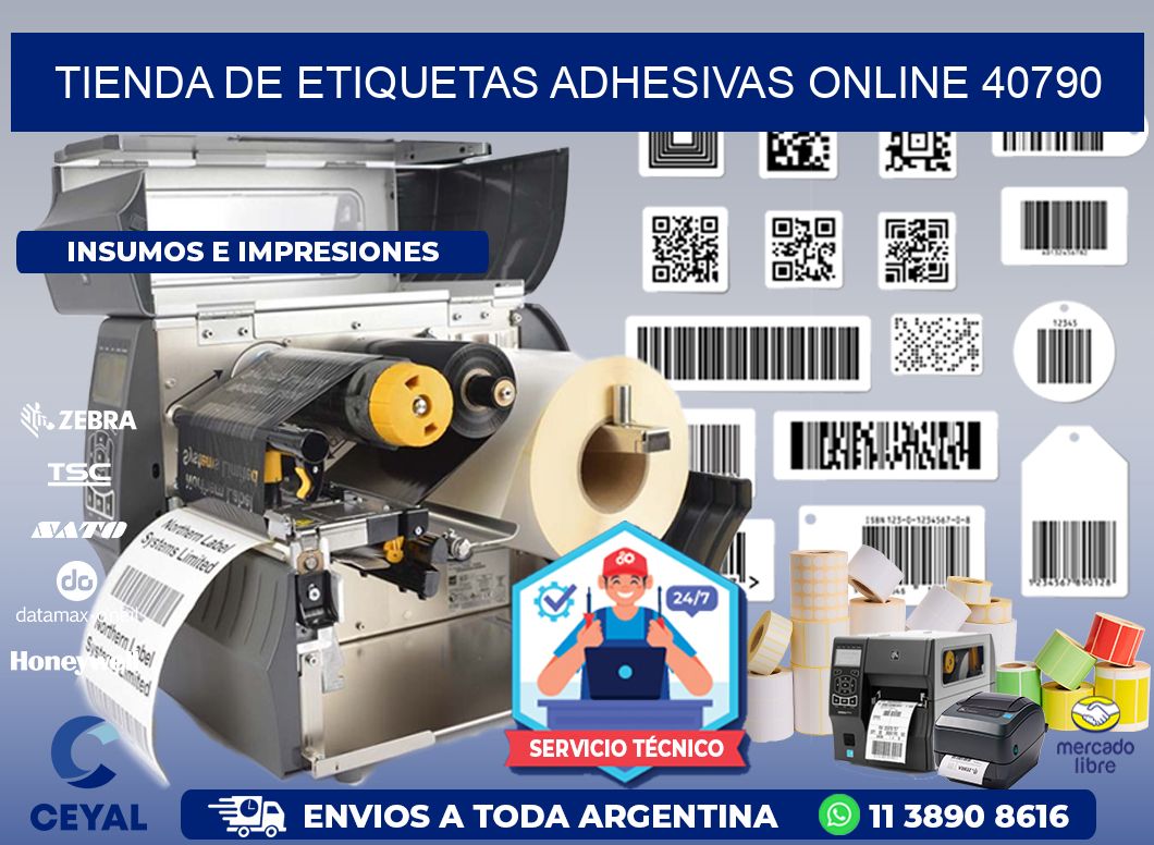 Tienda de Etiquetas Adhesivas Online 40790