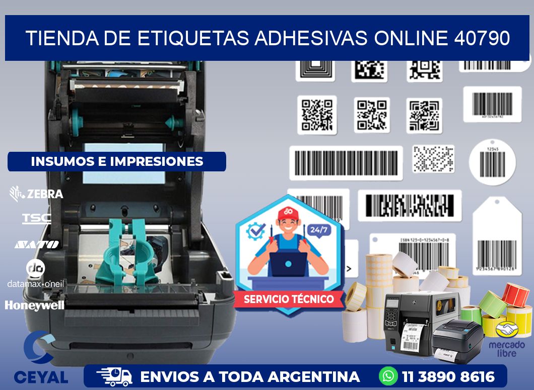 Tienda de Etiquetas Adhesivas Online 40790