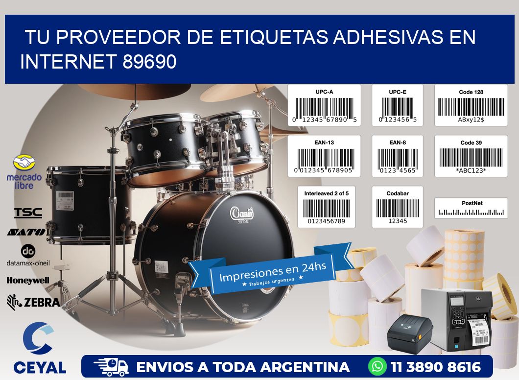 Tu Proveedor de Etiquetas Adhesivas en Internet 89690