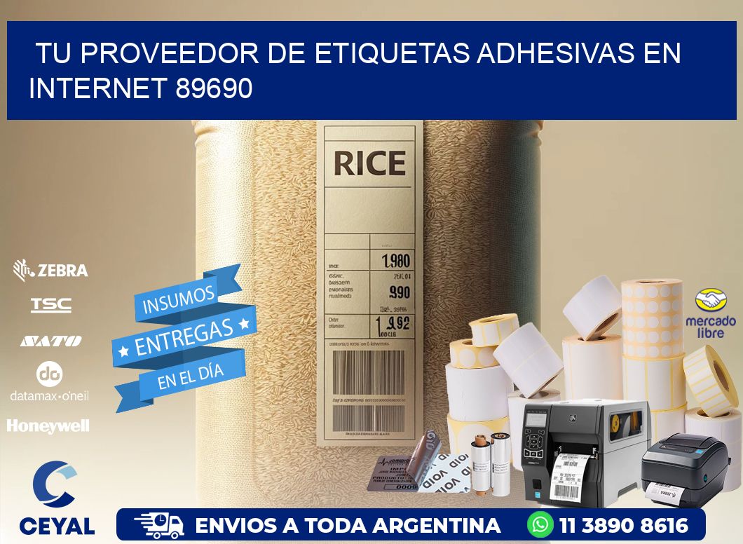 Tu Proveedor de Etiquetas Adhesivas en Internet 89690