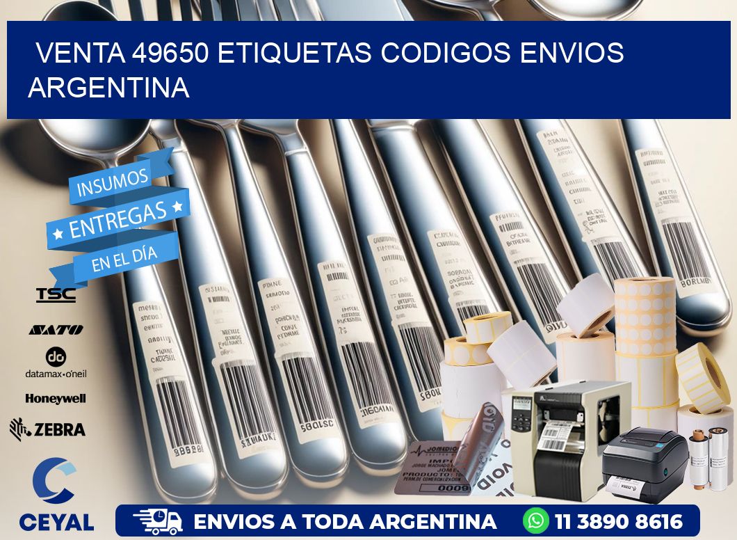 VENTA 49650 ETIQUETAS CODIGOS ENVIOS ARGENTINA