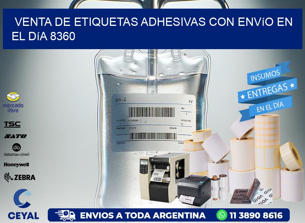 Venta de Etiquetas Adhesivas con Envío en el Día 8360