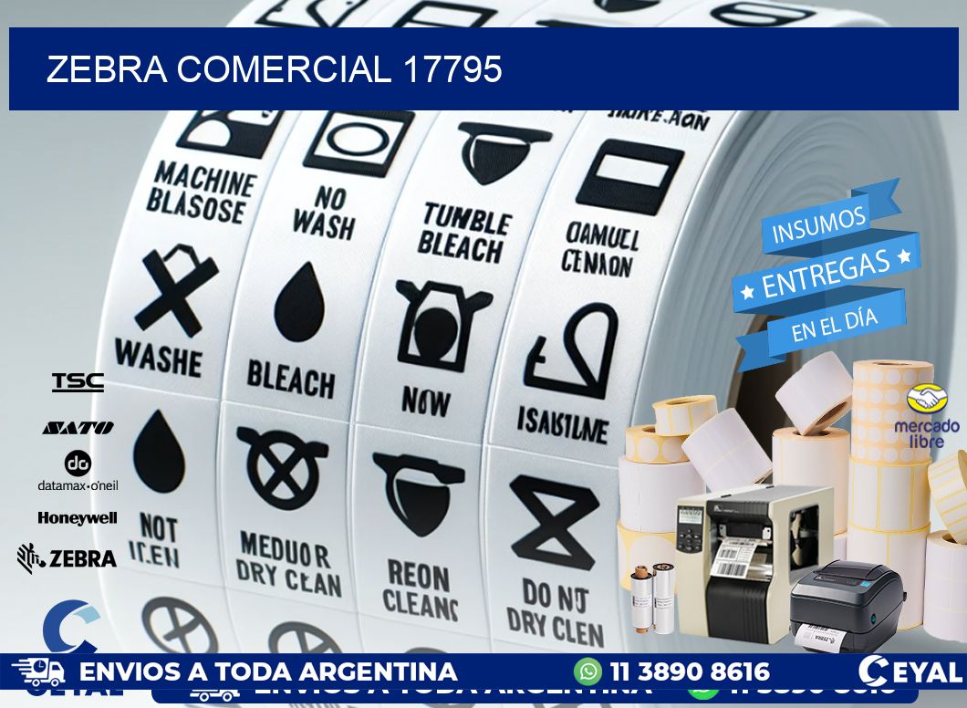 ZEBRA COMERCIAL 17795