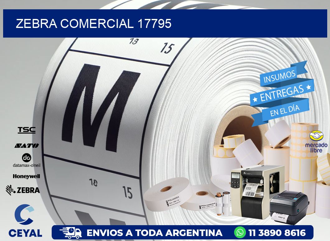 ZEBRA COMERCIAL 17795