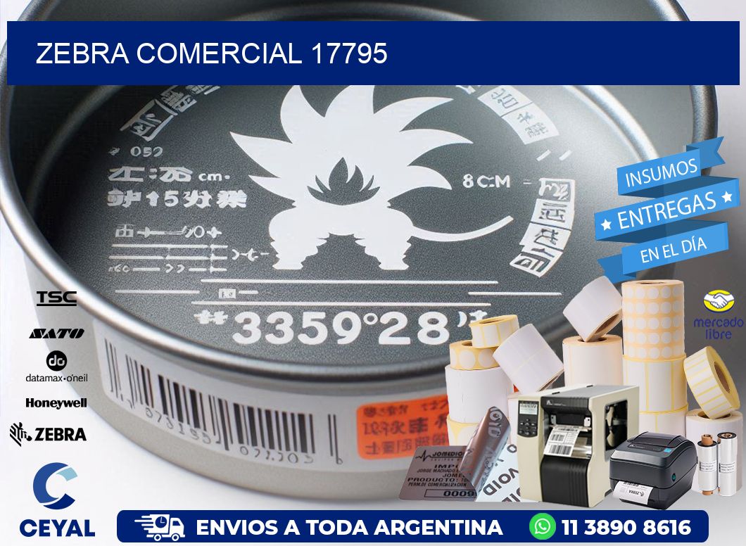 ZEBRA COMERCIAL 17795