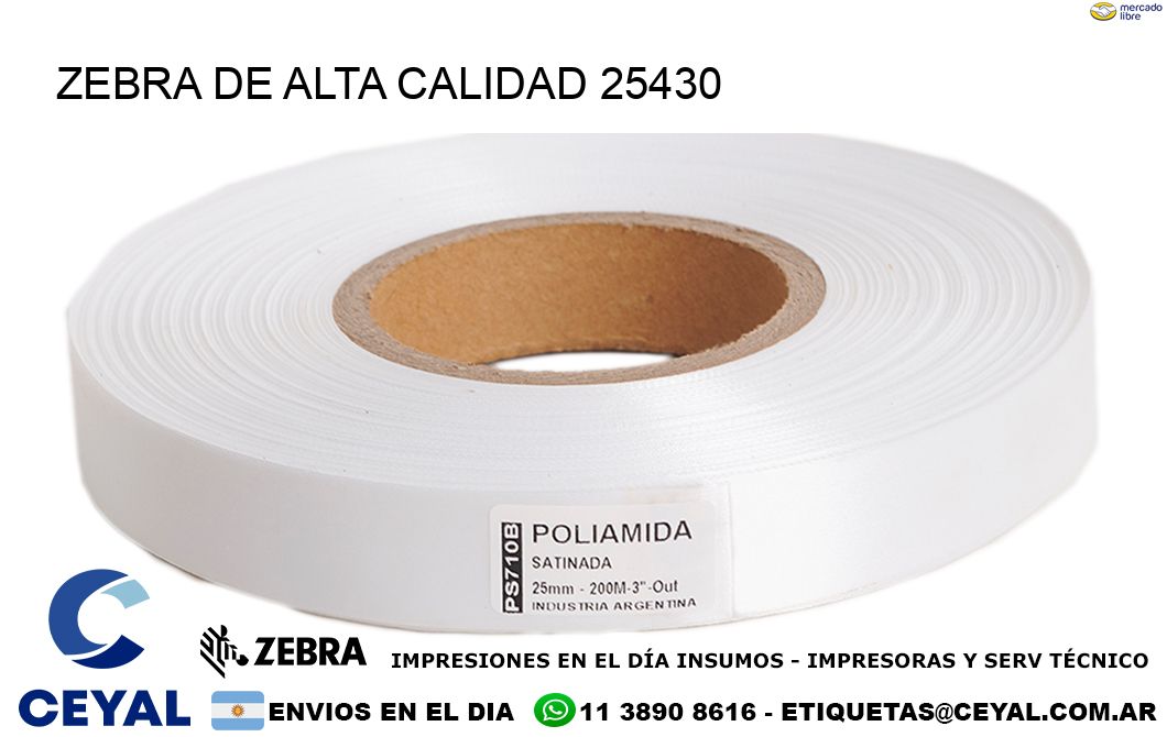 ZEBRA DE ALTA CALIDAD 25430