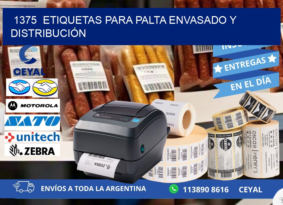 1375  ETIQUETAS PARA PALTA ENVASADO Y DISTRIBUCIÓN
