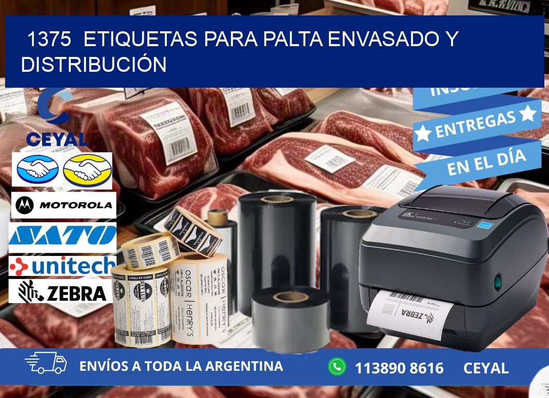 1375  ETIQUETAS PARA PALTA ENVASADO Y DISTRIBUCIÓN