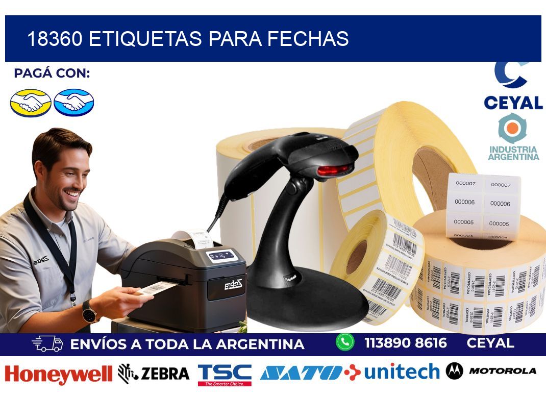 18360 ETIQUETAS PARA FECHAS