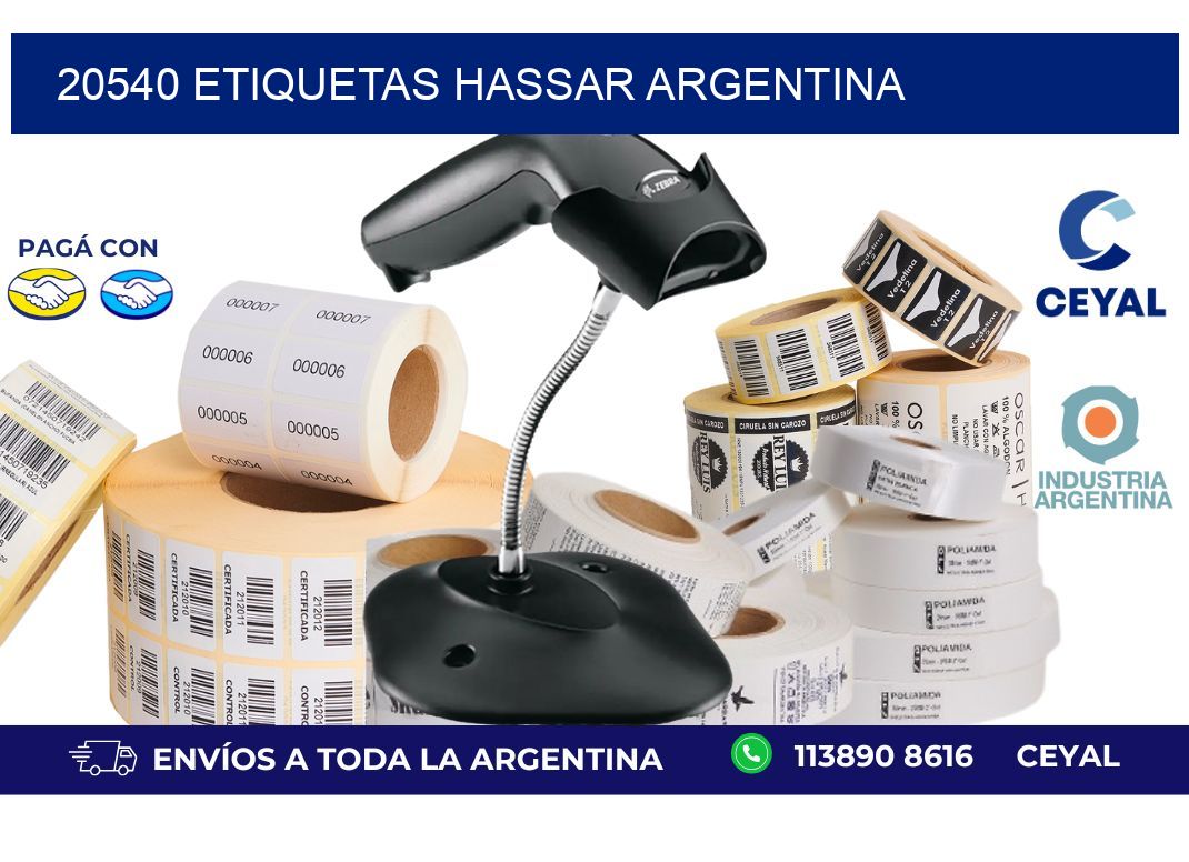 20540 etiquetas hassar argentina